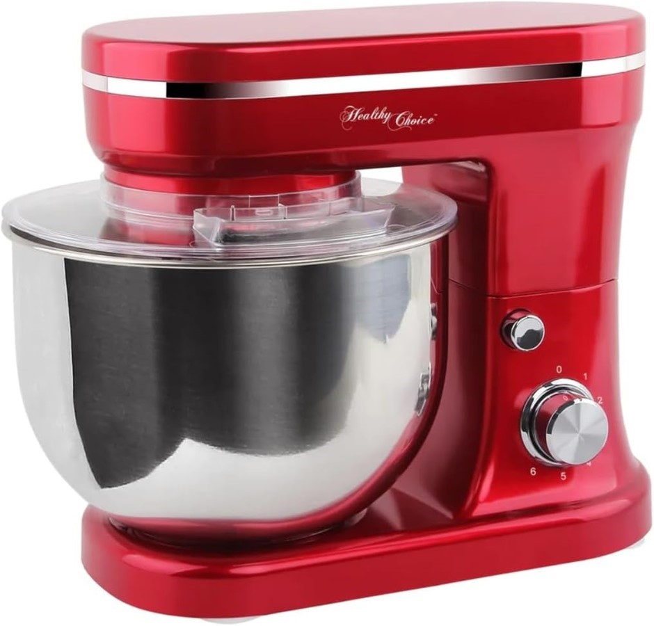 HEALTHY CHOICE 400W Stand Mixer, Electronic Speed Settings, 5L Stainless St