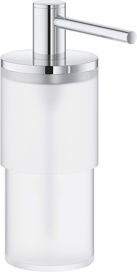 GROHE Atrio Soap Dispenser, Starlight Chrome. NB: Dispenser Holder NOT Incl