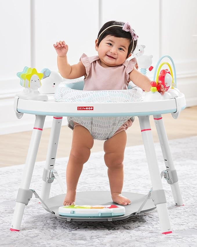 SKIP HOP Silver Lining Cloud 3-in-1 Baby Activity Centre & Toddler Table -