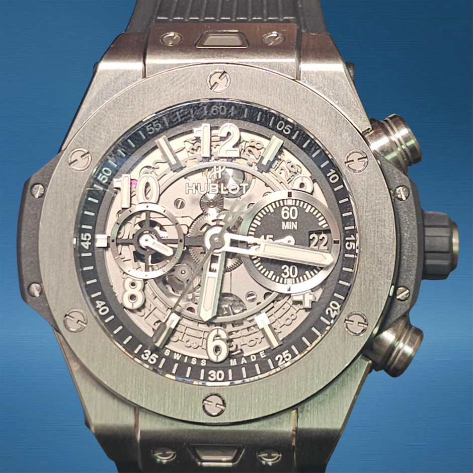 Hublot Classic Fusion Unico 44mm Titanium Skeleton 421.NX.1170.RX BxO