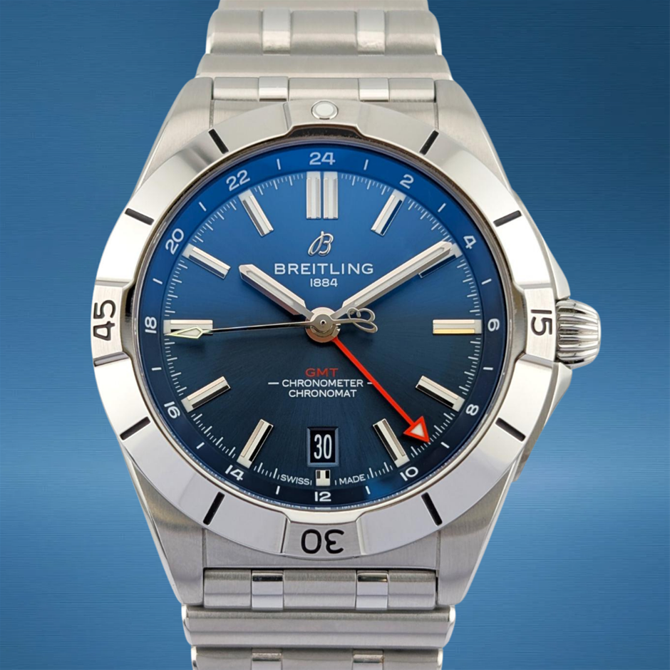 Breitling A32398 Chronomat GMT Blue 40mm 2024 BxP