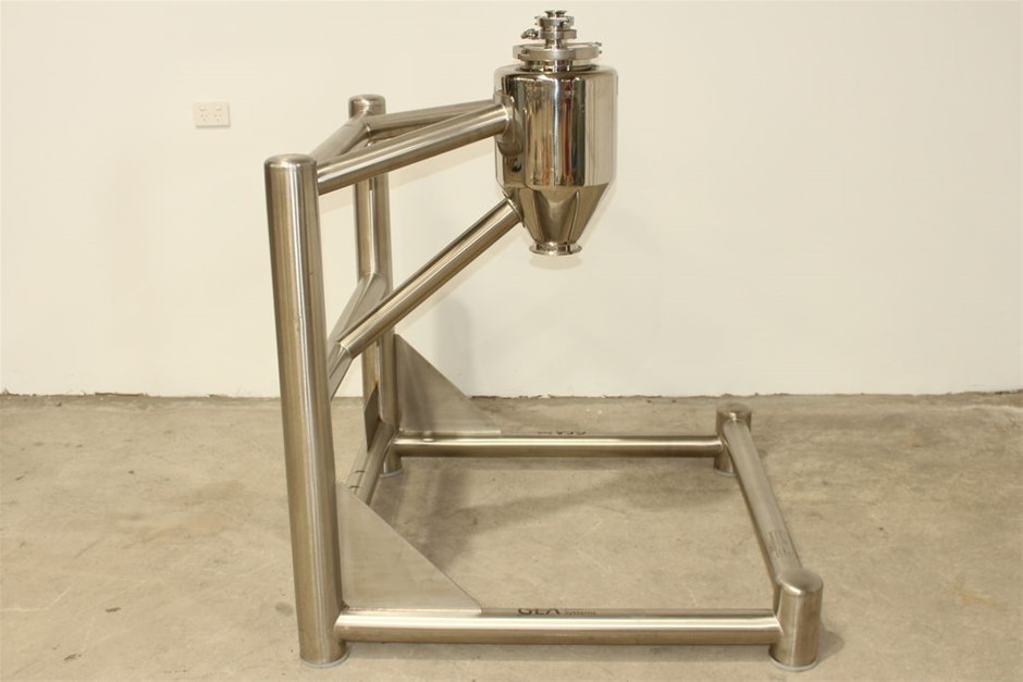 15L Stainless Steel Hopper with Stand, "GEA"
