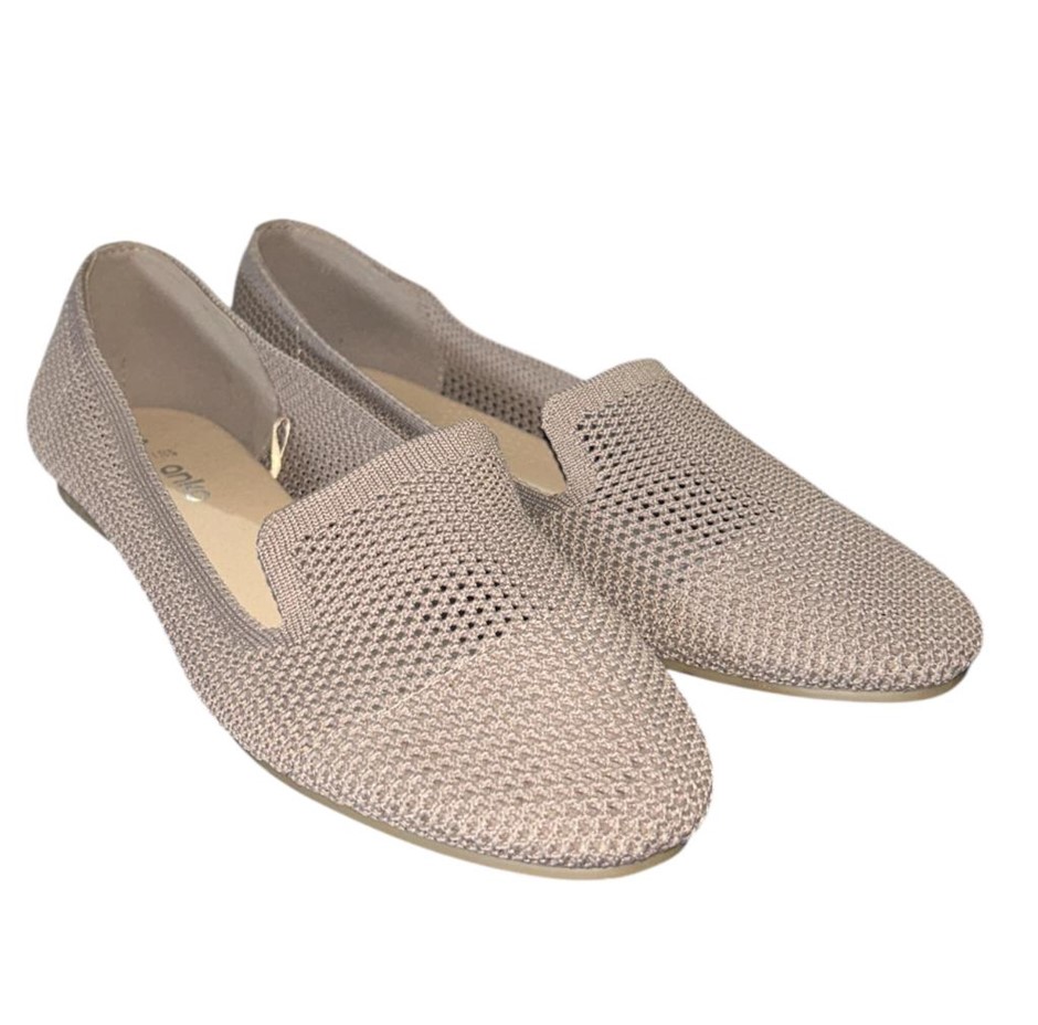 Women's Woven Knit Flat Shoes (Size 9)