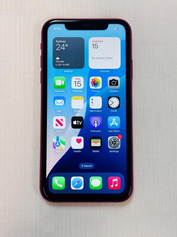 APPLE iPhone 11 128GB in Red (MWJ22LL/A)