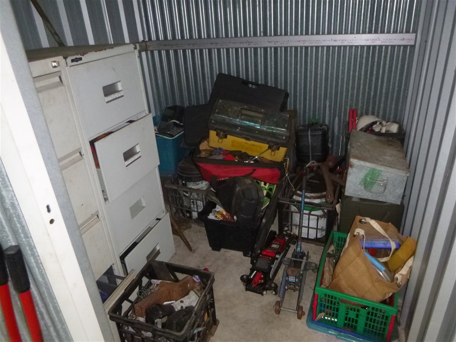 <p>Contents of Unpaid Storage Unit</p>