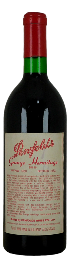 Penfolds Bin 95 Grange Hermitage 1980 (1x 750mL) SA.