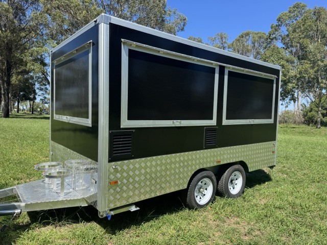 540 Food Trailer Dual Axle - Black (2026 - Unused)