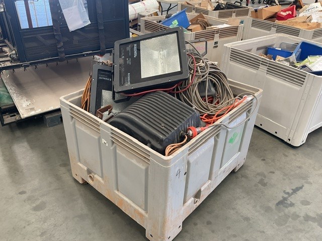 Crate Containing Lights