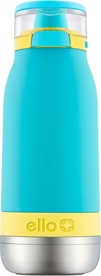 Ello Emma Vacuum Insulated Stainless Steel Kids Water Bottle with Anti-Micr