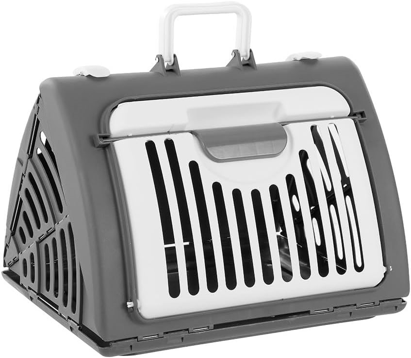 Paws & Claws Collapsible Pet Carrier, 46 x 37 x 42 cm Size. NB: Has some sc