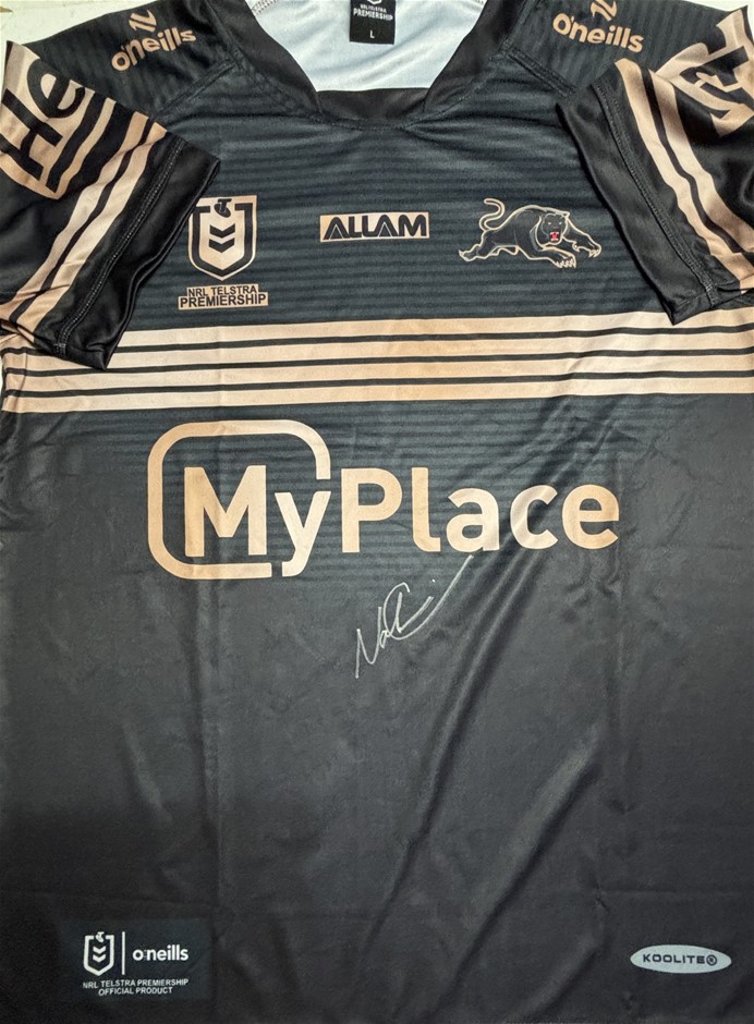 NATHAN CLEARY SIGNED PENRITH JERSEY