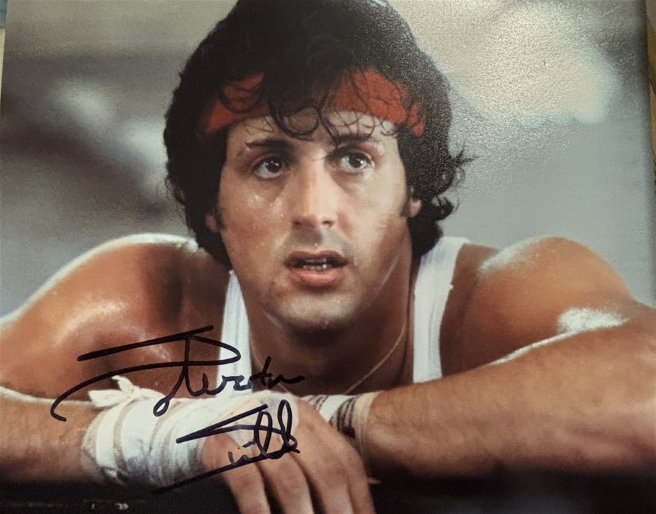 SYLVESTER STALLONE SIGNED 'ROCKY'