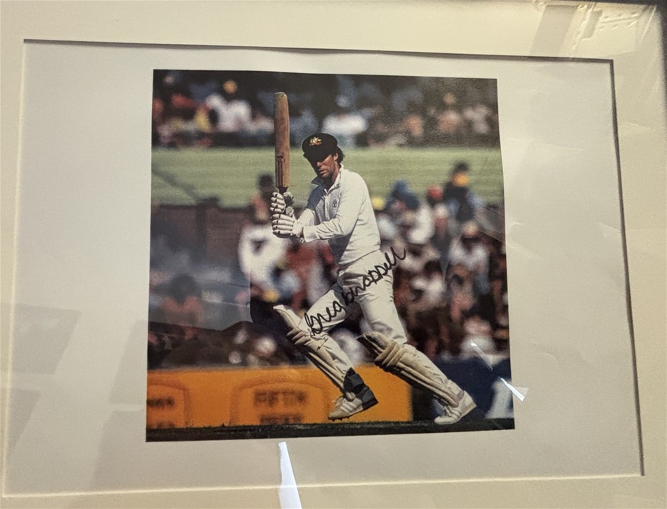 GREG CHAPPELL SIGNED & FRAMED TEST PRINT
