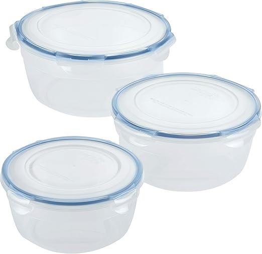 LocknLock Easy Essentials Food Storage lids/Airtight containers/Stackable,