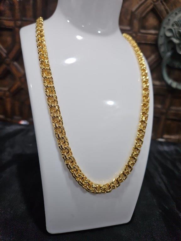 22K/Italy Yellow Gold Filled  Chain -(stamped 22K/Italy)60cm