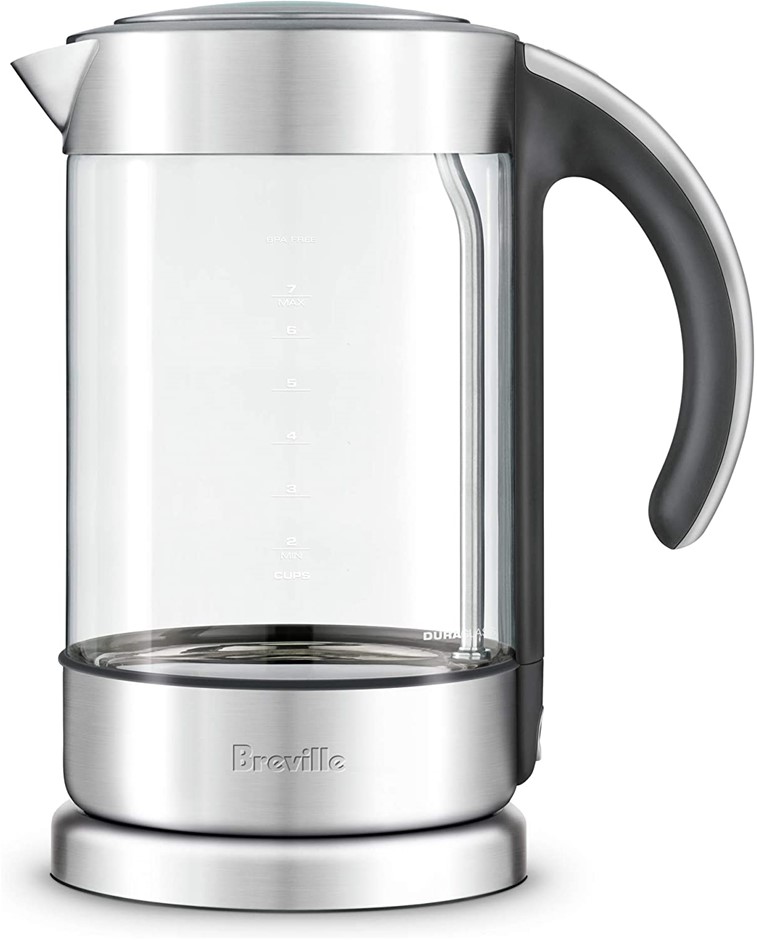 BREVILLE Crystal Clear Kettle, 1.7L, Model: BKE750CLR, 2400 Watts. NB: Mino