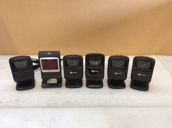 Honeywell/NCR Mixed Brand and Model Barcode Scanners (Lot of 6)