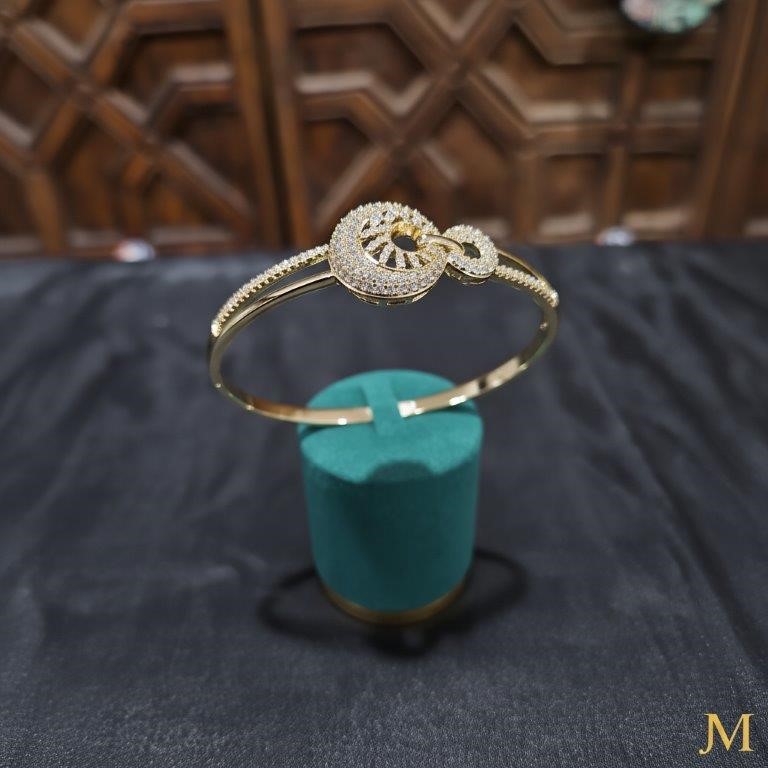 18k Italy Stamped Solid Heavy Yellow Gold Filled Bangle Quality Guarantee