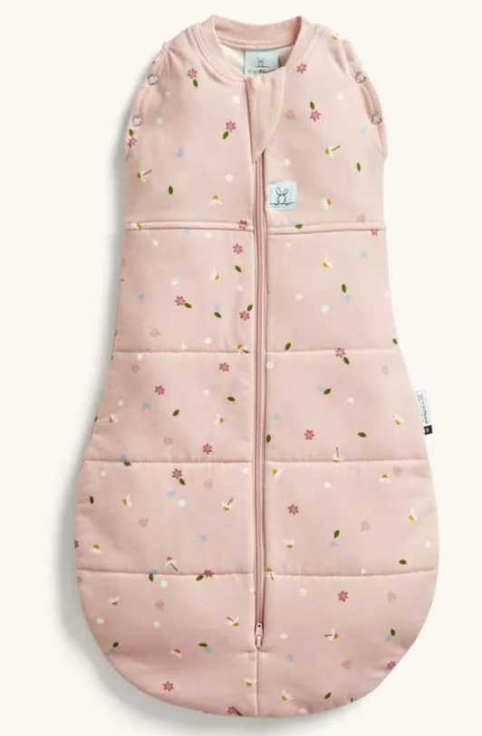 ERGOPOUCH Cocoon Swaddle Bag 2.5 TOG, Daisies, 3-6 Months.