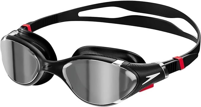 3 x SPEEDO Unisex Adult Biofuse.2.0 Goggles, Colour: Black Mirror.