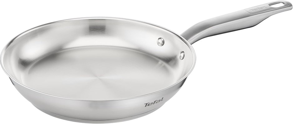 TEFAL Virtuoso Stainless Steel Induction Uncoated Frying Pan, 24 cm Diamete