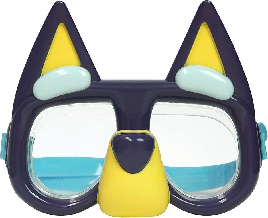 WAHU Bluey Mask Goggles for Kids Ages 2–6 | Watertight Silicone Seal, Easy-
