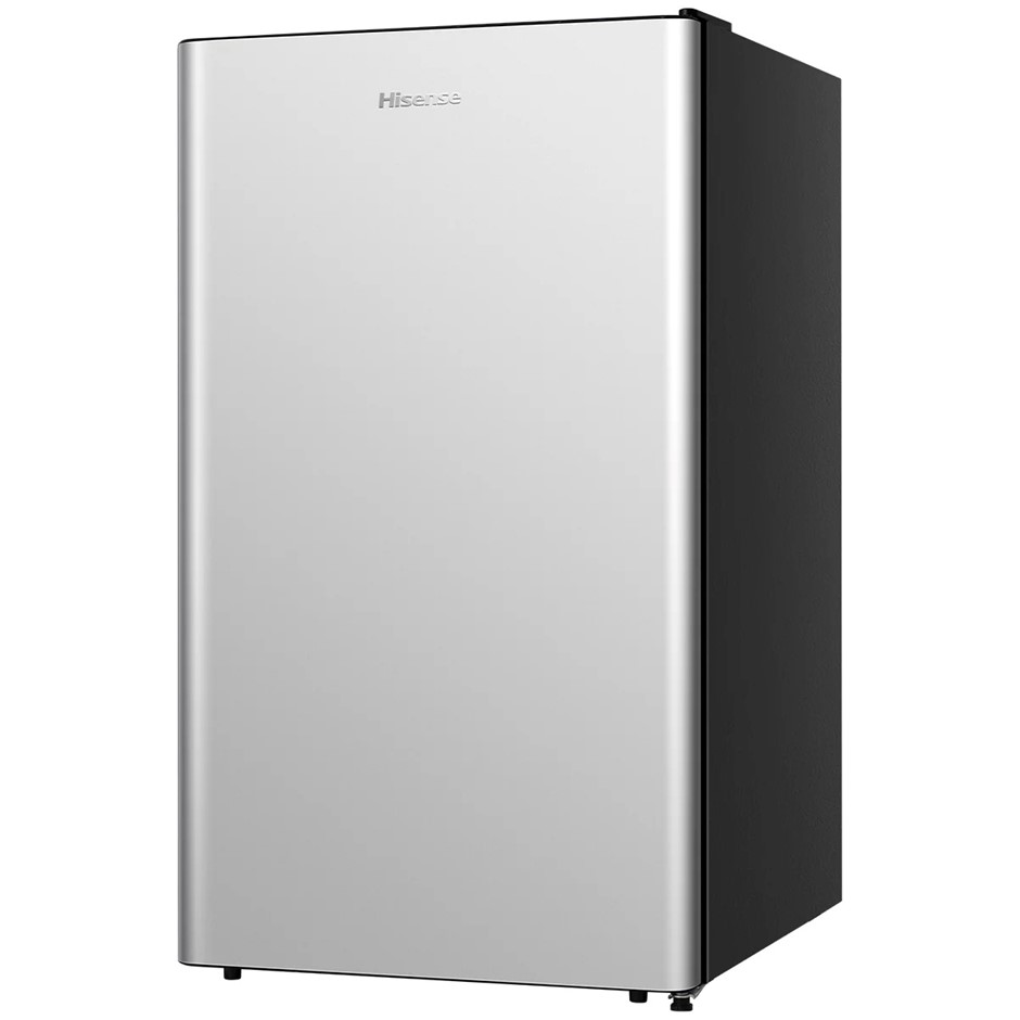 HISENSE 124L Bar Fridge, Silver, Model HRBF126S, W 475 x H 840 x D 556 mm.