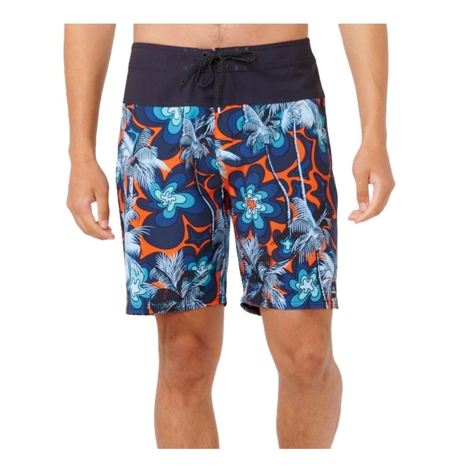 RIP CURL Men's Mirage Mason Barrel Killa Boardshorts, Size 34, Flame.