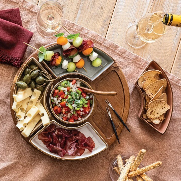 OVER AND BACK 6pc Lazy Susan.