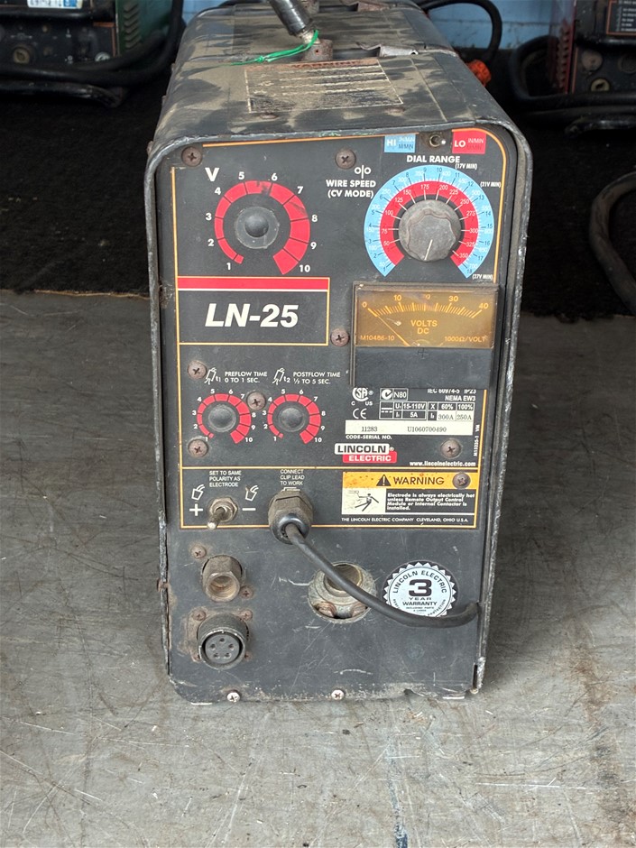 2007 Lincoln LN25 Wire Feeder - Mackay