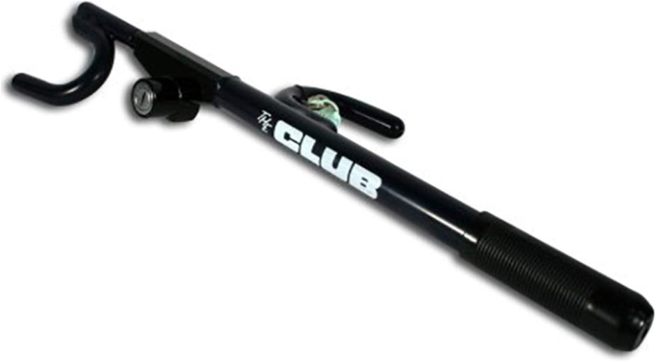 THE CLUB Original Club Steering Wheel Lock, Navy Blue. NB: Slightly Damaged