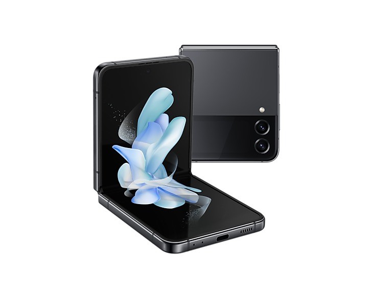 SAMSUNG Galaxy Z Flip4, 512GB, Graphite, Model SM-F721BZAFATS. NB: Minor Us