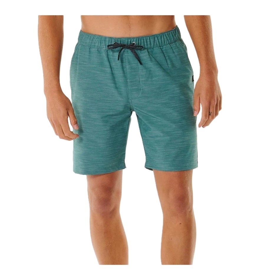 RIP CURL Men's Jackson Volley Boardwalk Shorts - Washed Green, Size 2XL. RR