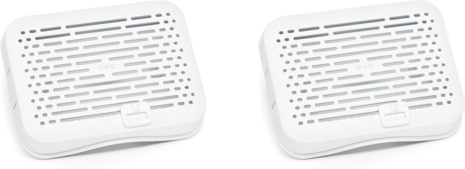 3 x OXO 2pk Good Grips GreenSaver Mounted Crisper Drawer Insert w/ Suction