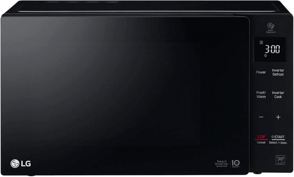 LG NeoChef 23L Smart Inverter Microwave Oven, Black. NB: no box