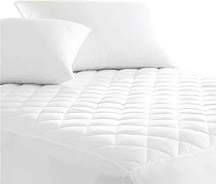 LUXOR Australian-Made Fully Fitted Quilted Mattress Protector, King Single,