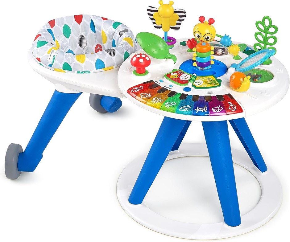 BABY EINSTEIN Around We Grow 4-in-1 Walker, Discovery Activity Center and T