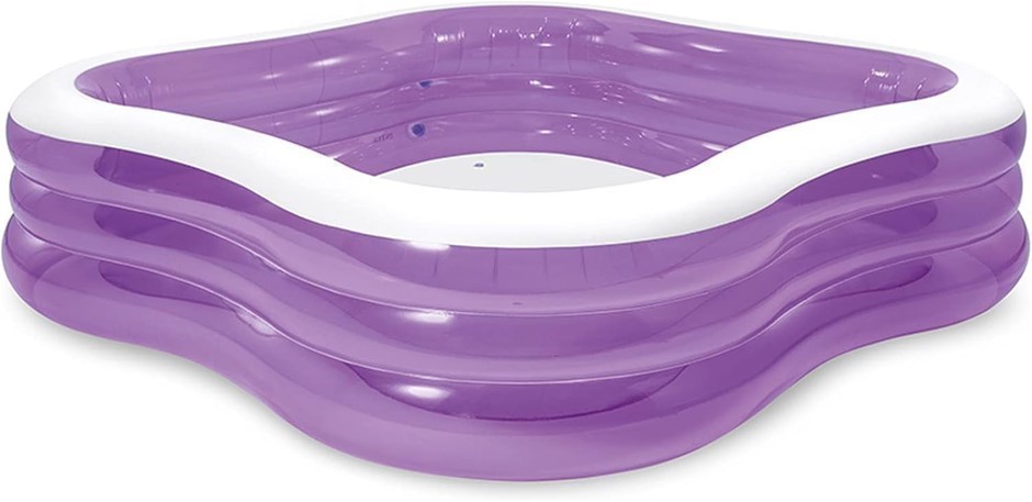 INTEX Swim Centre Pool, Size: 2.29L x 2.29W x 0.56H metres, Water capacity: