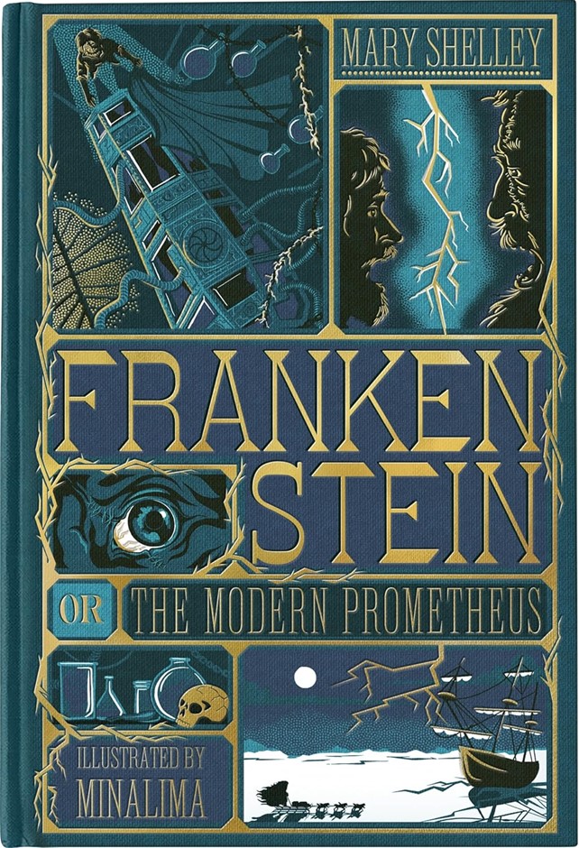 FRANKENSTEIN (Minalima Edition) Deluxe Illustrated Edition by Mary Shelley