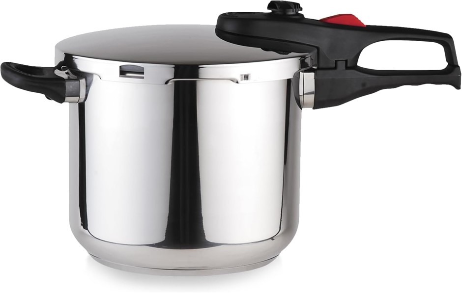 MAGESAFE Practika Plus Super Fast Pressure Cooker, 6.3 Quart, 18/10 Stainle