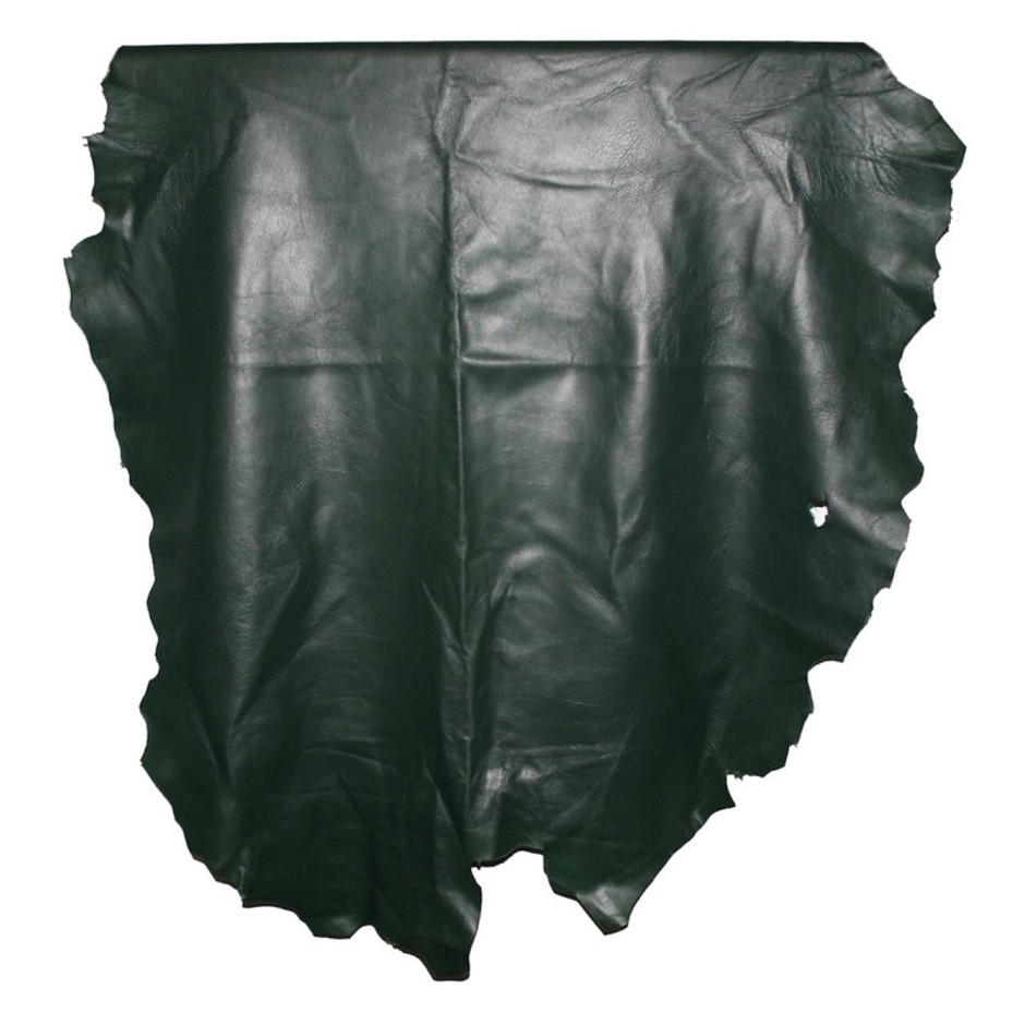 8sqft Top Grade Green Nappa Lambskin Leather Hide