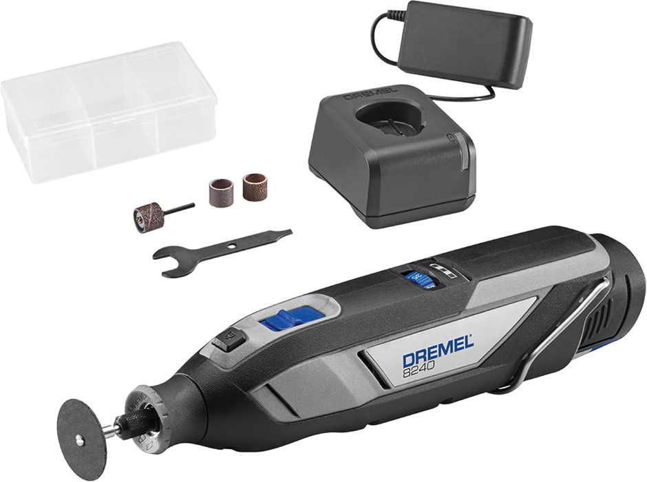 DREMEL 8240 Cordless Rotary Tool 12V, Multitool Kit with 5 Accessories, Var