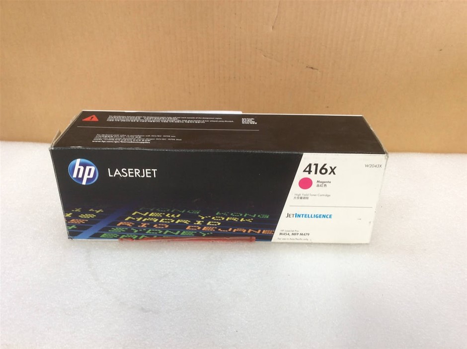 HP 416X W2043X High Yield LaserJet Magenta Toner Cartridge - New