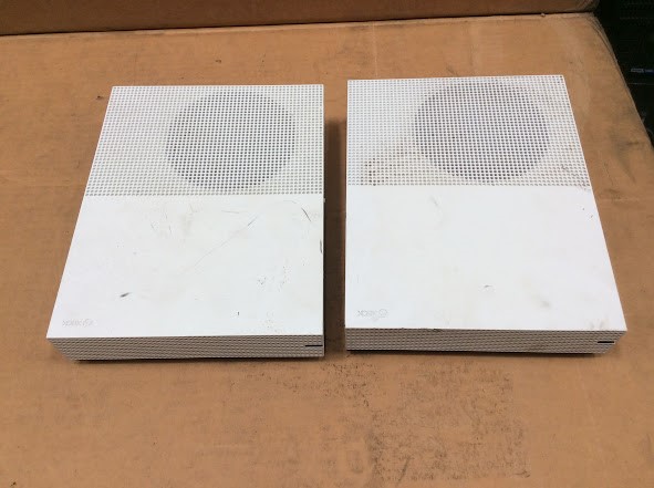 Microsoft Xbox One S 1681 Consoles (Lot of 2)