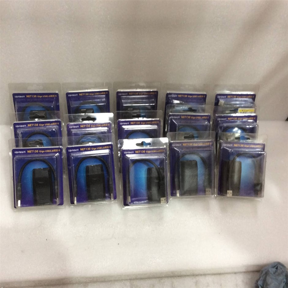 Uptech NET130 USB 3.0 Gigabit Network Adapter - New (Lot of 15)