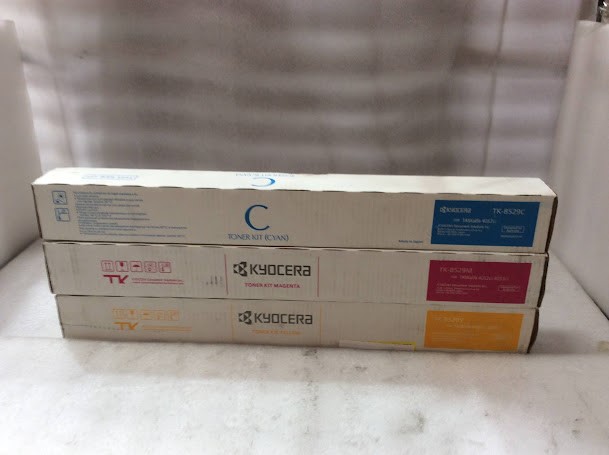 Kyocera TK-8529C&TK-8529M&TK-8529Y Toner Cartridge New (Lot of 3)