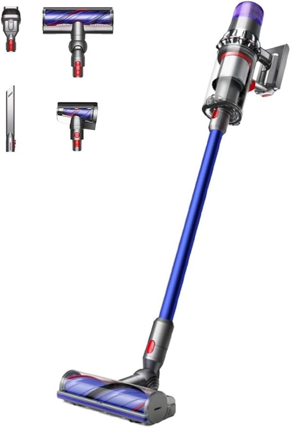DYSON V11 Advanced Cordless Vacuum Cleaner, Nickel/Blue. NB: Minor Use.