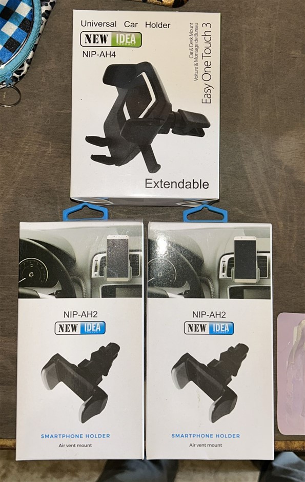 3x Car Phone Holders