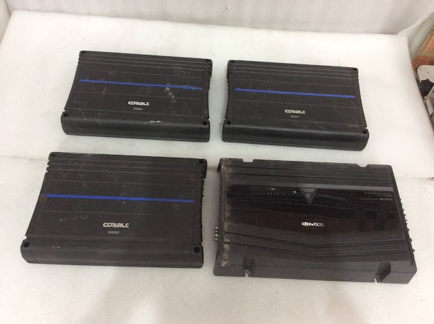 Kenwood KAC-M646&Orion Cobalt 6002 Power Amplifier (Lot of 4)