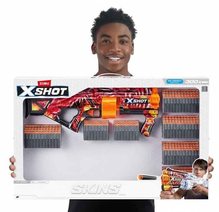 XShot Last StanXShot Last Stand: 1 x XSHOT Skins Last Stand Blasters; 300 x